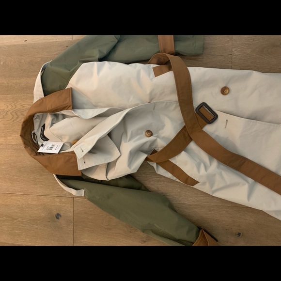 Sustainable brand Noize Willow Color block Trench coat - Picture 6 of 6